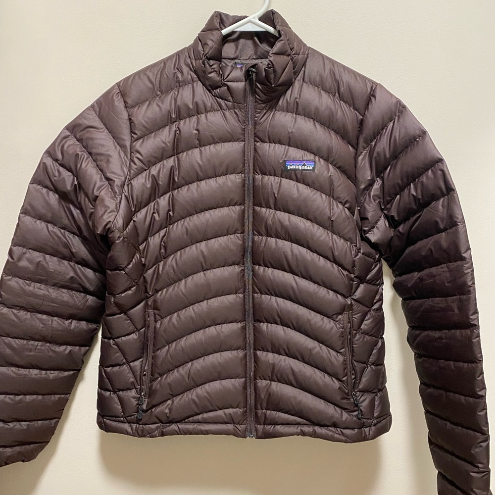 Patagonia Down Sweater Women’s Large Mocha EUC